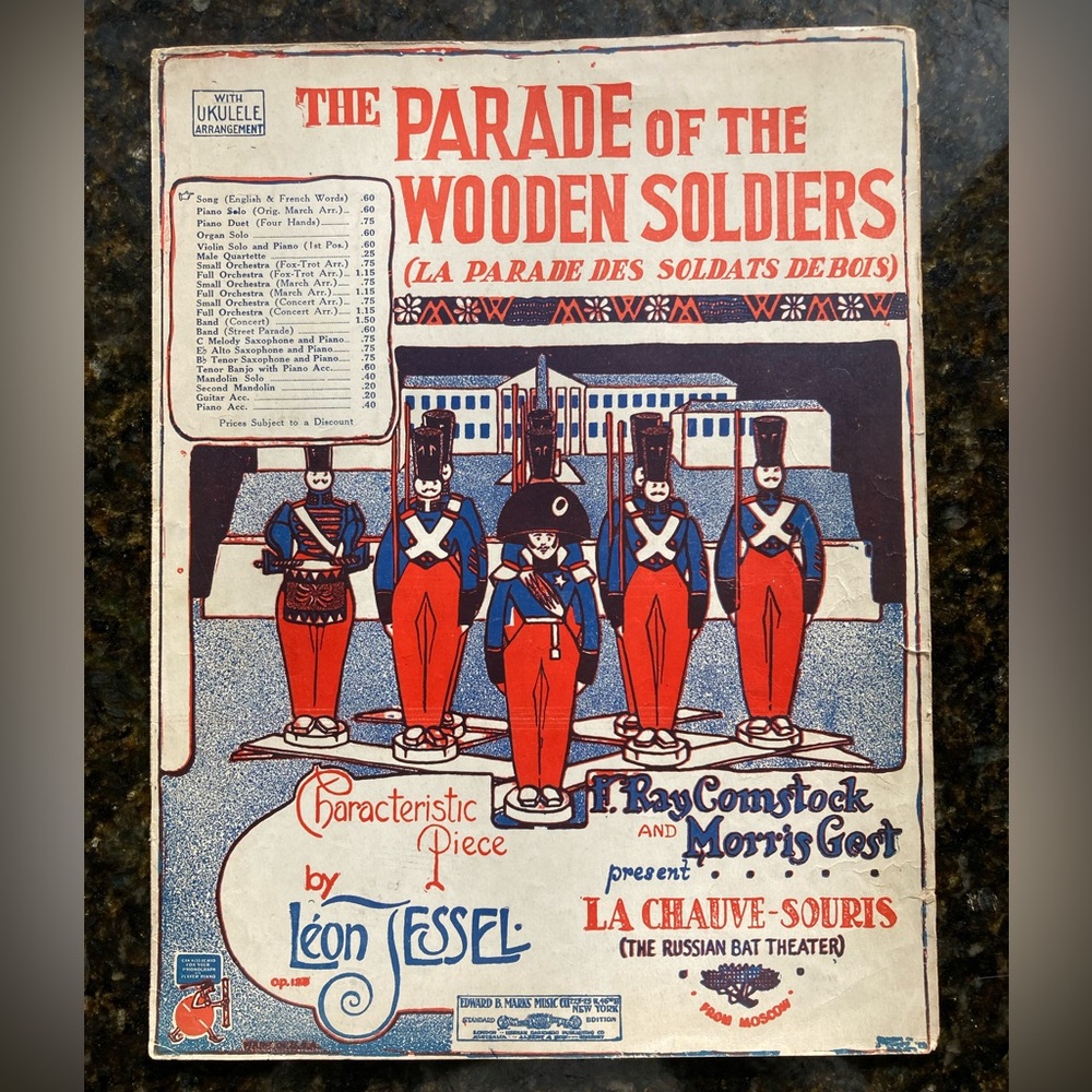 1923 Parade of the Wooden Soldiers Sheet Music by Leon Jessel - Antique